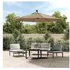 Image de Tissu de remplacement pour parasol déporté taupe 300 cm 313806