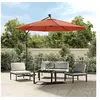 Image de Tissu de remplacement pour parasol déporté Terre cuite 300 cm 313810