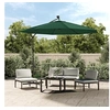 Image de Tissu de Remplacement pour Parasol Déporté Tissu de Rechange de Parasol de Jardin Extérieur Anti-UV Anti-décoloration Vert 350 cm