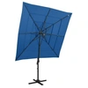 Image de Parasol de Jardin à 4 Niveaux avec Mât en Aluminium, Pare-soleil de Patio, Abri de Soleil, Parasol de Plage Terrasse, 313827