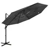 Image de Parasol de Jardin à 4 Niveaux avec Mât en Aluminium, Pare-soleil de Patio, Abri de Soleil, Parasol de Plage Terrasse, 313830