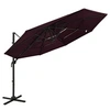 Image de Parasol de Jardin à 4 Niveaux avec Mât en Aluminium, Pare-soleil de Patio, Abri de Soleil, Parasol de Plage Terrasse, 313832