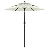 Image de Parasol 3-laags met aluminium paal 2 m zandkleurig313852