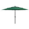 Image de Parasol de Jardin à 3 niveaux avec Mât en Aluminium, Pare-soleil de Patio, Abri de Soleil, Parasol de Plage Terrasse, 313877