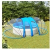 Image de Dôme de Piscine Ovale Couverture de Piscine Pavillon de Piscine Tente de Piscine Jardin Extérieur Arrière-cour 92796