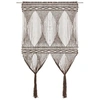 Image de Rideau en macramé Taupe 140x240 cm Coton