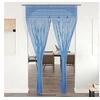 Image de Rideau en macramé, Bleu 140x240 cm Coton