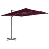 Image de Zweefparasol met stalen paal 250x250 cm bordeauxrood312308