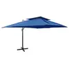 Image de Parasol de Jardin en Porte-à-faux avec Double Toit, Pare-soleil de Patio, Abri de Soleil, Parasol de Terrasse 312379