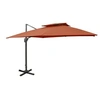 Image de Parasol deporte toile en polyester GENERIQUE carre 300 x 300 mat en aluminium