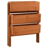 Image de Jardinière pliable de jardin Orange 60x14x75 cm Bois de sapin
