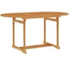 Image de Table de jardin 150x90x75 cm Bois de teck massif