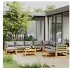 Image de Salon de jardin modulable bois massif 11 personnes 11 pieces