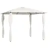 Image de Prieel met paalhoezen 160 g/m² 3x3x2,6 m cràmekleurig313605