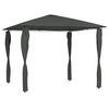 Image de Prieel met paalhoezen 160 g/m² 3x3x2,6 m antracietkleurig313607