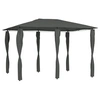 Image de Prieel met paalhoezen 160 g/m² 3x4x2,6 m antracietkleurig313613