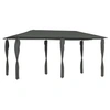 Image de Prieel met paalhoezen 160 g/m² 2,98x5,3x2,59 m antracietkleurig313619