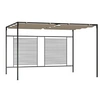 Image de Prieel met uittrekbaar dak 180 g/m² 3x4x2,3 m taupe313624