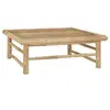 Image de Table de jardin 65x65x30 cm Bambou