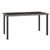 Image de Table a manger fixe sans tiroir rectangulaire en verre L 140 cm