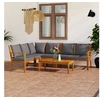 Image de Salon de jardin modulable 5 pieces 60.5 x 100 x 81 cm 2 personnes