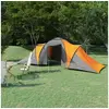 Image de Tente de camping pour 6 personnes gris et orange