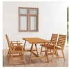 Image de 5-delige Tuinset massief acaciahout3057844