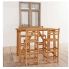 Image de Salon de jardin Bois massif 4 personnes 5 pieces