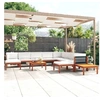 Image de Salon de jardin bois massif 10 personnes 12 pieces