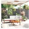 Image de Salon de jardin Bois massif 3 personnes 4 pieces