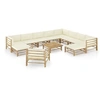 Image de Salon de jardin modulable Bambou 1 personnes 12 pieces