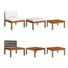 Image de Salon de jardin modulable Bois massif 2 personnes 3 pieces