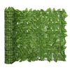 Image de Ecran de balcon avec feuilles vert 600x100 cm