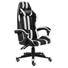 Image de Fauteuil de jeux vidéo Noir et blanc Similicuir20523