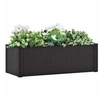 Image de Lit surélevé de jardin système arrosage Anthracite 100x43x33 cm