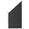 Image de Schuttingpaneel 95x(105-180) cm HKC zwart148974