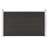 Image de Schuttingpaneel 180x105 cm HKC zwart148975
