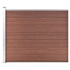 Image de Schuttingpaneel 175x146 cm HKC bruin148981