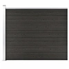 Image de Schuttingpaneel 175x146 cm HKC grijs148983