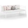 Image de Slaapbankframe uittrekbaar metaal wit 90x200 cm324771
