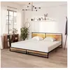 Image de Cadre de lit sans matelas métal 200x200 cm