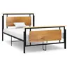 Image de Cadre de lit sans matelas métal 120x200 cm
