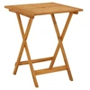 Image de Table pliable de jardin 60x60x75 cm Bois d acacia solide