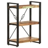 Image de Bibliothèque à 3 niveaux 60x30x80cm Bois de récupération massif
