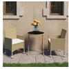 Image de Ensemble de Bistro 3 pcs Salon de Jardin Tabkle et Chaises d'Extérieur Mobilier de Patio Balcon Terrasse Résine 3058380