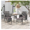 Image de Salon de Jardin 5 pcs Mobilier de Patio Ensemble de Meubles de Terrasse Moblilier de Jardin Meubles d'Extérieur 3058473