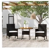 Image de Mobilier à Dîner de Jardin 3 pcs Mobilier de Salle à Manger de Terrasse Table et Chaises de Repas Salon de Jardin 3058482