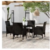 Image de Mobilier de Salle à Manger de Jardin 5 pcs Mobilier à Dîner de Terrasse Table et Chaises de Repas Salon de Jardin 3058488