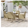 Image de Ensemble de Salle à Manger de Jardin 5 pcs Mobilier à Dîner de Terrasse Table et Chaises de Repas de Patio Salon de 3058490