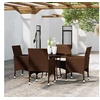 Image de Mobilier de Salle à Manger de Jardin 5pcs Mobilier à Dîner de Terrasse Table et Chaises de Repas Salon de Jardin 3058491